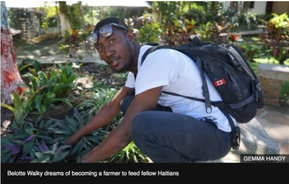 agroforestry, Belotte Walky, agronomy, Haiti, deforestation, food security, Haiti students, 